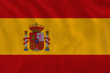 Obraz premium National flag of España. Background with flag of España