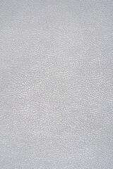 Fototapeta na wymiar Texture and background of light gray leatherette. Leather pattern texture as background and design element. Leather background for design development