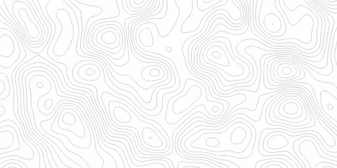 Fototapeta premium Topographic map. Geographic mountain relief. Abstract lines background. Contour maps. Vector illustration, Topo contour map on white background, Topographic contour lines vector map seamless pattern
