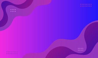 Vector abstract wave line colorful landing page flat background vector design