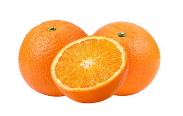 orange fruit isolated on transparent png
