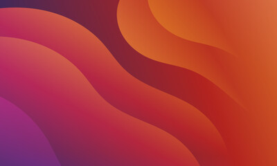 Vector abstract wave line colorful landing page flat background vector design