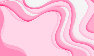 Vector abstract wave line colorful landing page flat background vector design