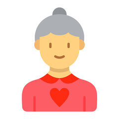 Grandmother Flat Icon
