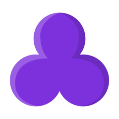 Basic blue geometric shape for children vector illustration. Cartoon drawing of figure or form for preschool kids on isolated white background. Education, geometry concept