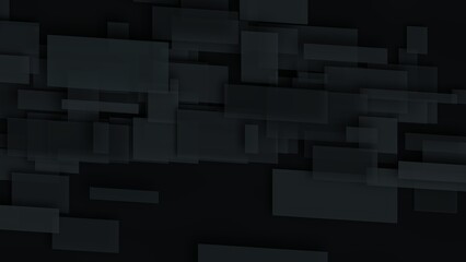 Illustration of a dark background with transparent rectangles and added effects