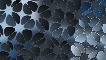 Illustration of a blue black gray background with patterns and effects