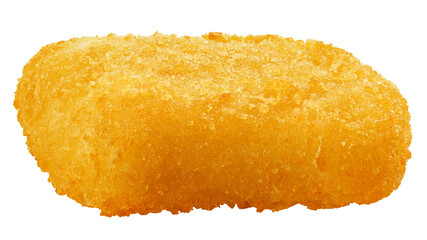 Nugget isolated on white background, clipping path, full depth of field