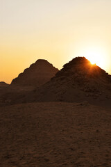Fototapeta na wymiar The pyramid of Djoser