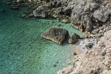baia di mali bok a orlec località isola di cres in croazia