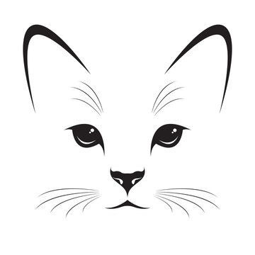 recommend clip art: Cat face design on transparent background. Pet. Animals.