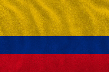 National flag of Colombia. Background  with flag  of Colombia