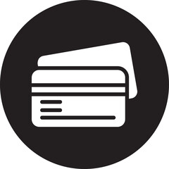 credit card glyph icon