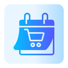 calendar gradient icon