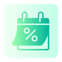 calendar gradient icon