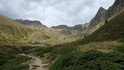 Schnalstal bei Meran in den Südtiroler Alpen