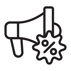 promotion line icon