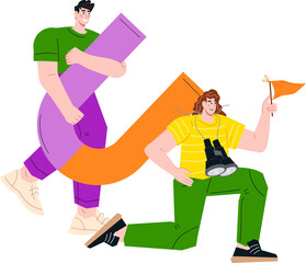 Engagement and inbound internet digital marketing and smm strategy of clients attraction concept.