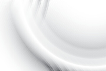 Abstract  white and gray color, modern design stripes background with geometric round shape. Vector illustration.