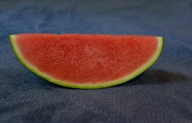 Fototapeta na wymiar Watermelon red, natural, popular fruit, black background