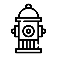 hydrant line icon
