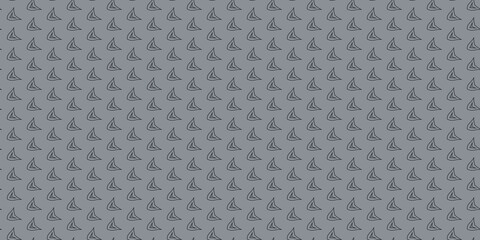 Background pattern with simple elements on a gray background. Seamless pattern, texture. Vector illustration
