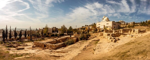 بانوراما مسجد اصحاب الكهف وآثارهم- الاردن- Amman- the cave friends panorama- Jordan