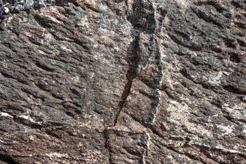 black rough texture in stone