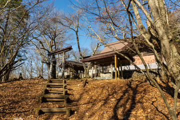 The Bukozanmitake Shrine on mountain Buko