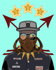 skull and glasses , story to tell , art drawn by hand . png 4000*5000 px