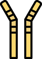 Straws Vector Icon Design Illustration