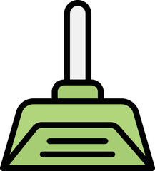 Dustpan Vector Icon Design Illustration