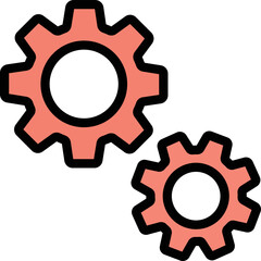 Settings Vector Icon Design Illustration