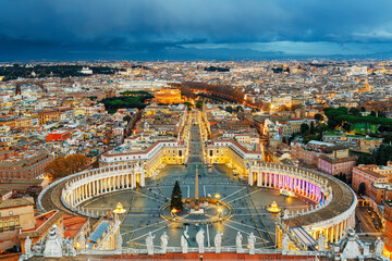 Vatican City Overlooking St. Peter's Square © SeanPavonePhoto