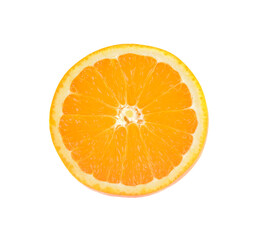 Orange slice isolated on  transparent png