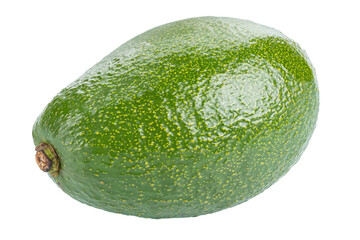 Avocado whole isolated on white. Fresh vegetables.