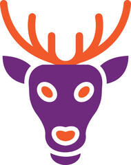 Deer Vector Icon Design Illustration