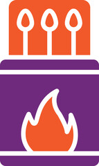 Match box Vector Icon Design Illustration