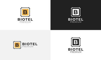 Biotel B Letter Logo