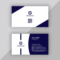 Minimalist creative modern professional business card design vector template