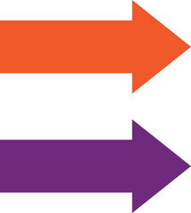 Double arrow Vector Icon Design Illustration