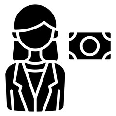 female accountant icon