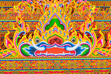 The Annual Orange parade festival or Chak Phra Festival which took place at Southern Thailand on autumn, it is a beautiful decorated boat contest according to Buddhist beliefs.thai pattern.