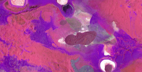 Obraz na płótnie Canvas purple marbling texture creative background with abstract waves, liquid art style painted with oil