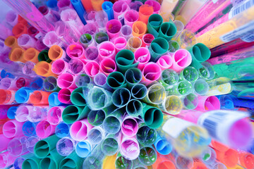 Background of assorted colored wrapping paper set