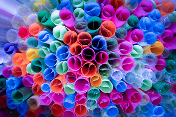 Background of assorted colored wrapping paper set