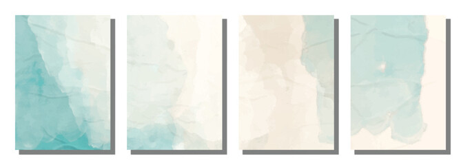 Abstract watercolor brush background. Set background.