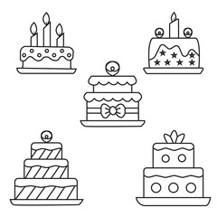 birthday cake set