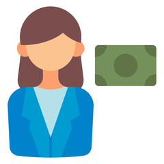 female accountant icon