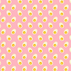 Egg. Healthy food. Diet ingredient. Kitchen, cook, eat. Pattern, texture, background. Packaging design, wrapping paper. jpeg illustration jpg